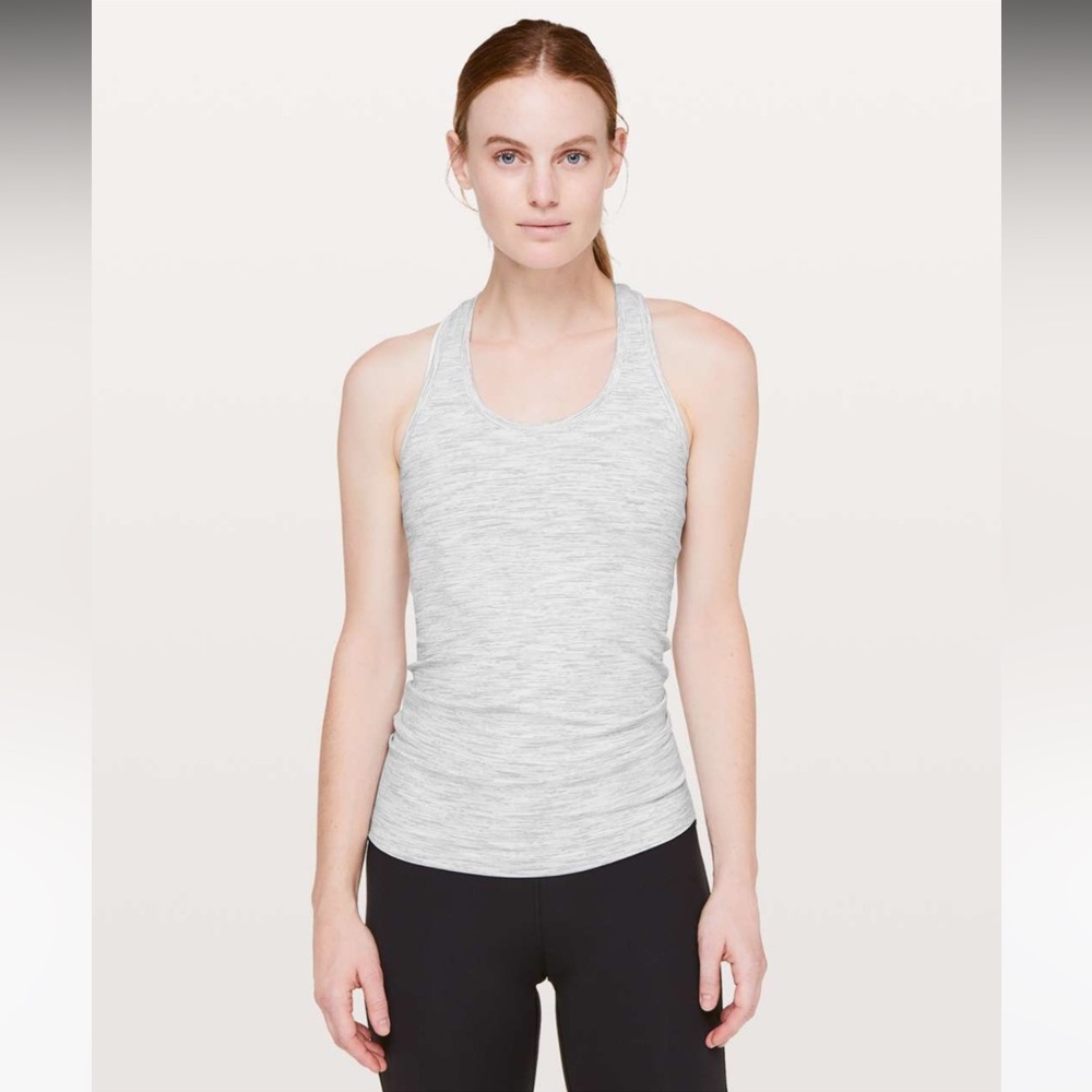 Lululemon Cool Racerback II Wee Are From Space Nimbus Battleship - Size 8